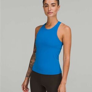 Lululemon Align Waist Length Racerback Tank in Poolside